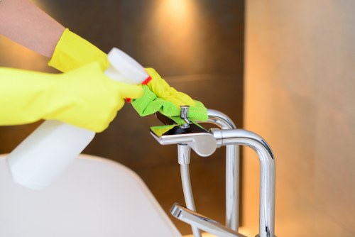 Curtain cleaning service in a Greenford home