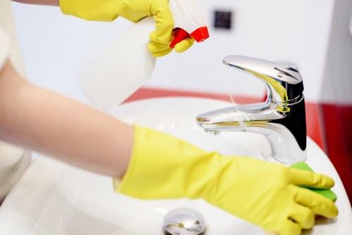 Inspection of professional carpet cleaning machine before use